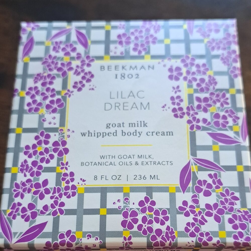 BEEKMAN 1802 LILAC DREAM GOAT MILK WHIPPED BODY CREAM